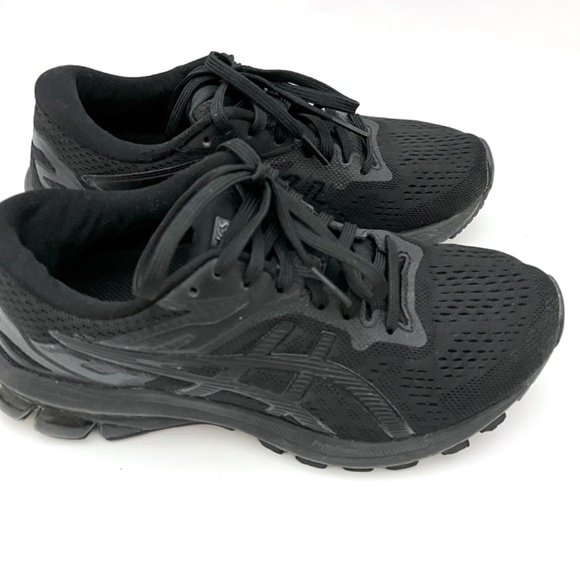 ASICS GT-1000 Running Shoes Triple Black - Picture 2 of 13